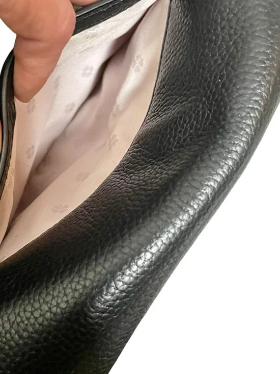 Kate Spade Knott Black Pebbled Leather Dual Compartment Adjustable Crossbody Bag - Picture 4 of 8